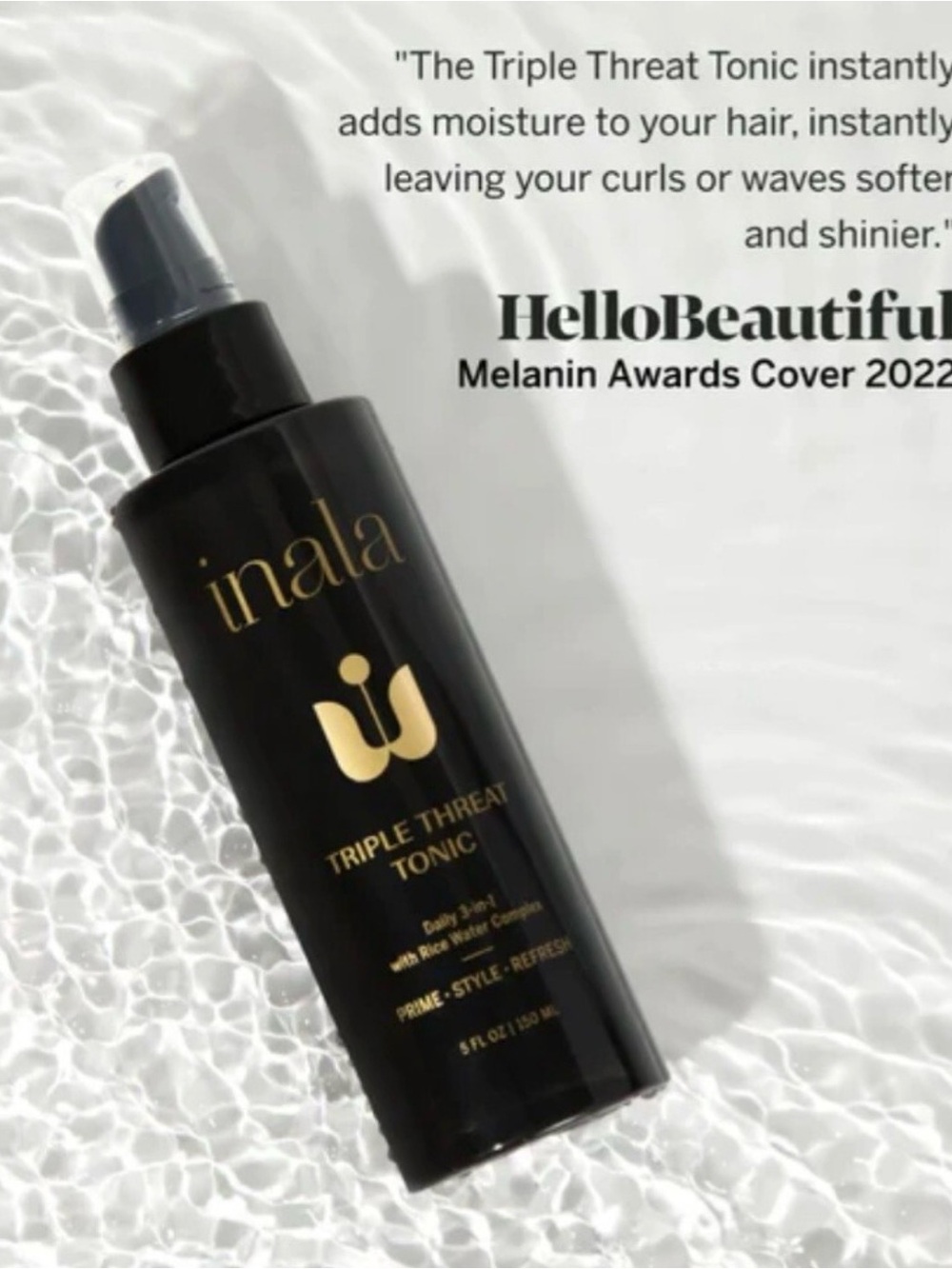 inala Triple Threat Tonic - Daily 3-in-1 Treatment Tonic with Rice Water Complex